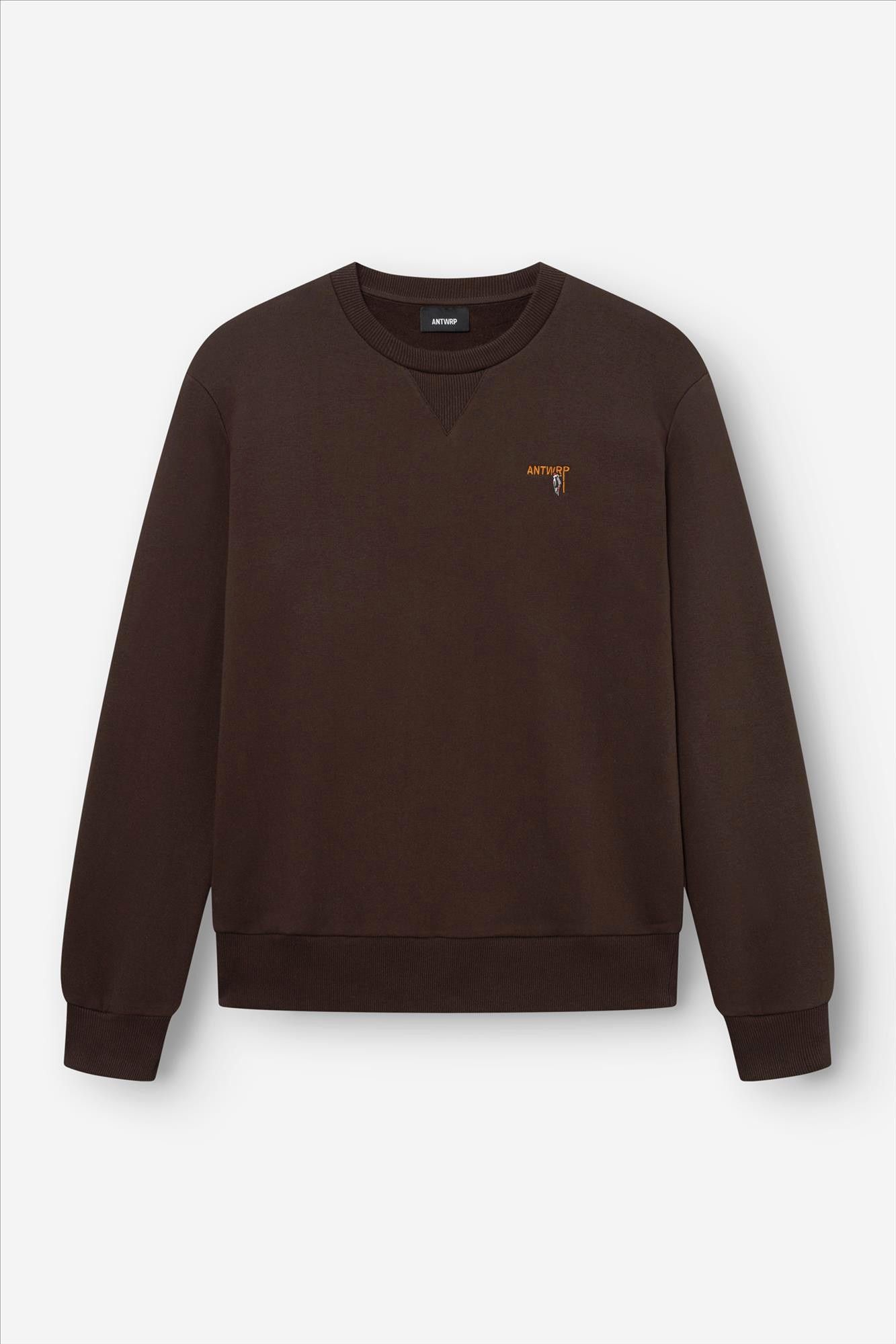 Antwrp - Donkerbruine Woodpecker sweater