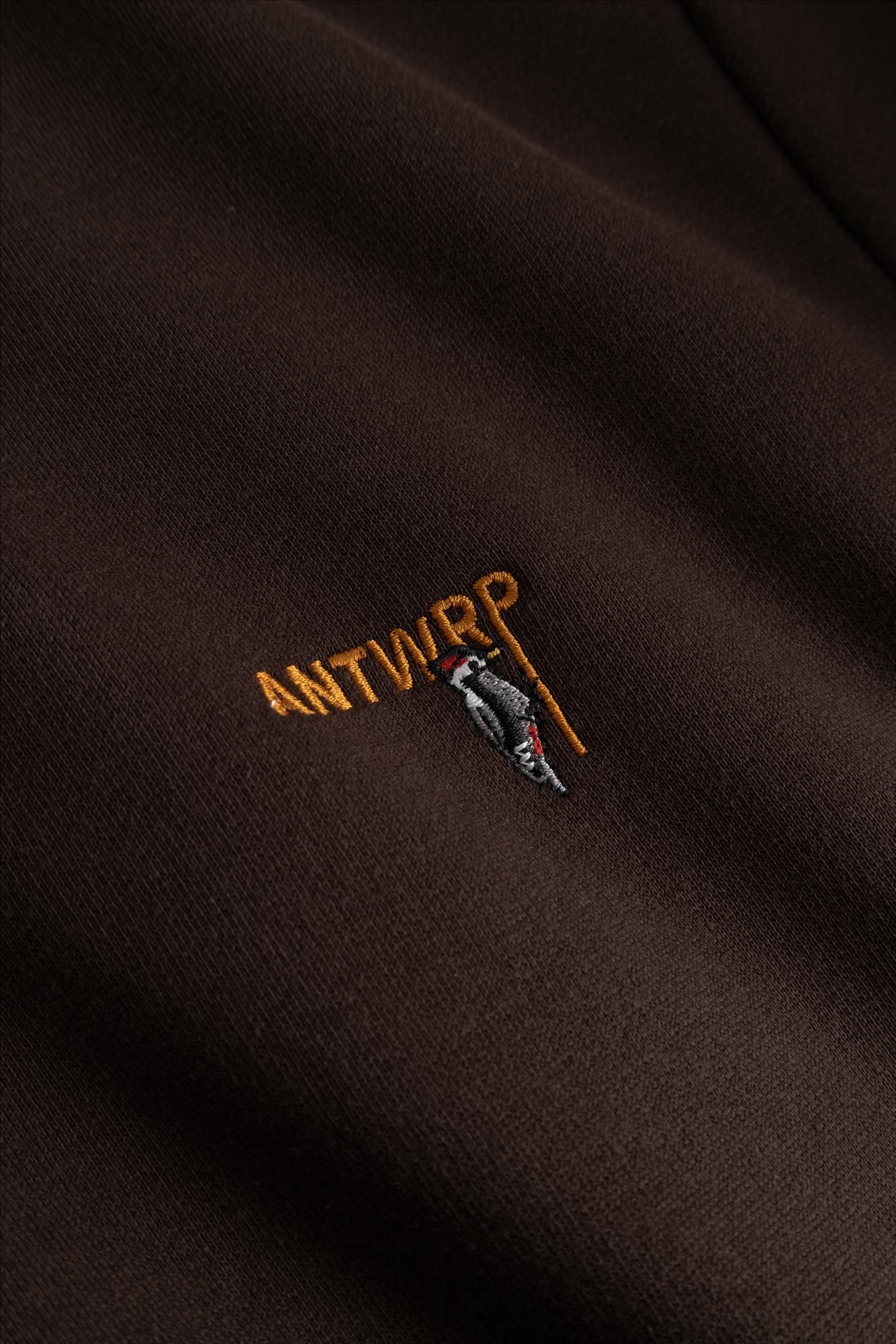 Antwrp - Donkerbruine Woodpecker sweater