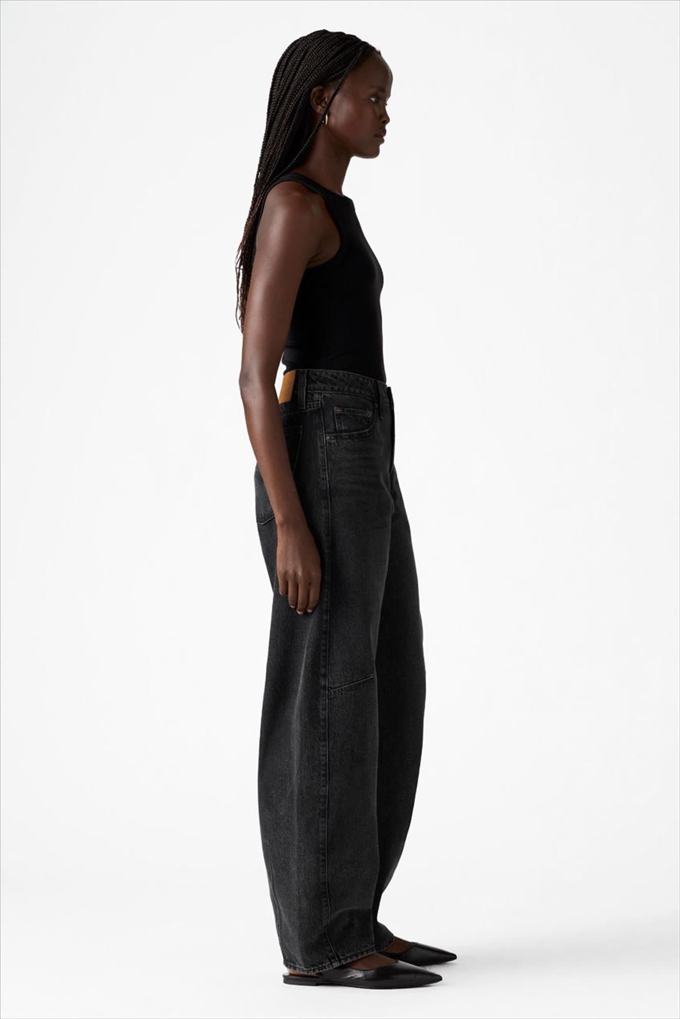Levi's - Zwarte Baggy Dad Barrel jeans