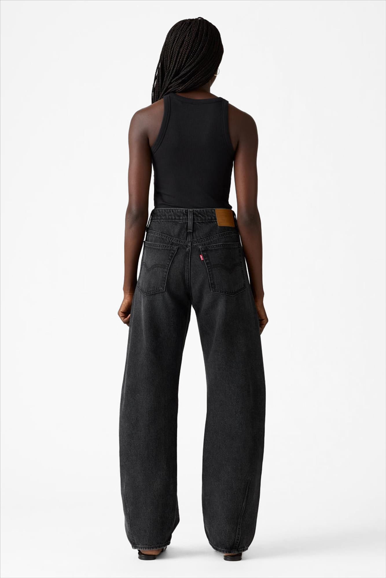 Levi's - Zwarte Baggy Dad Barrel jeans