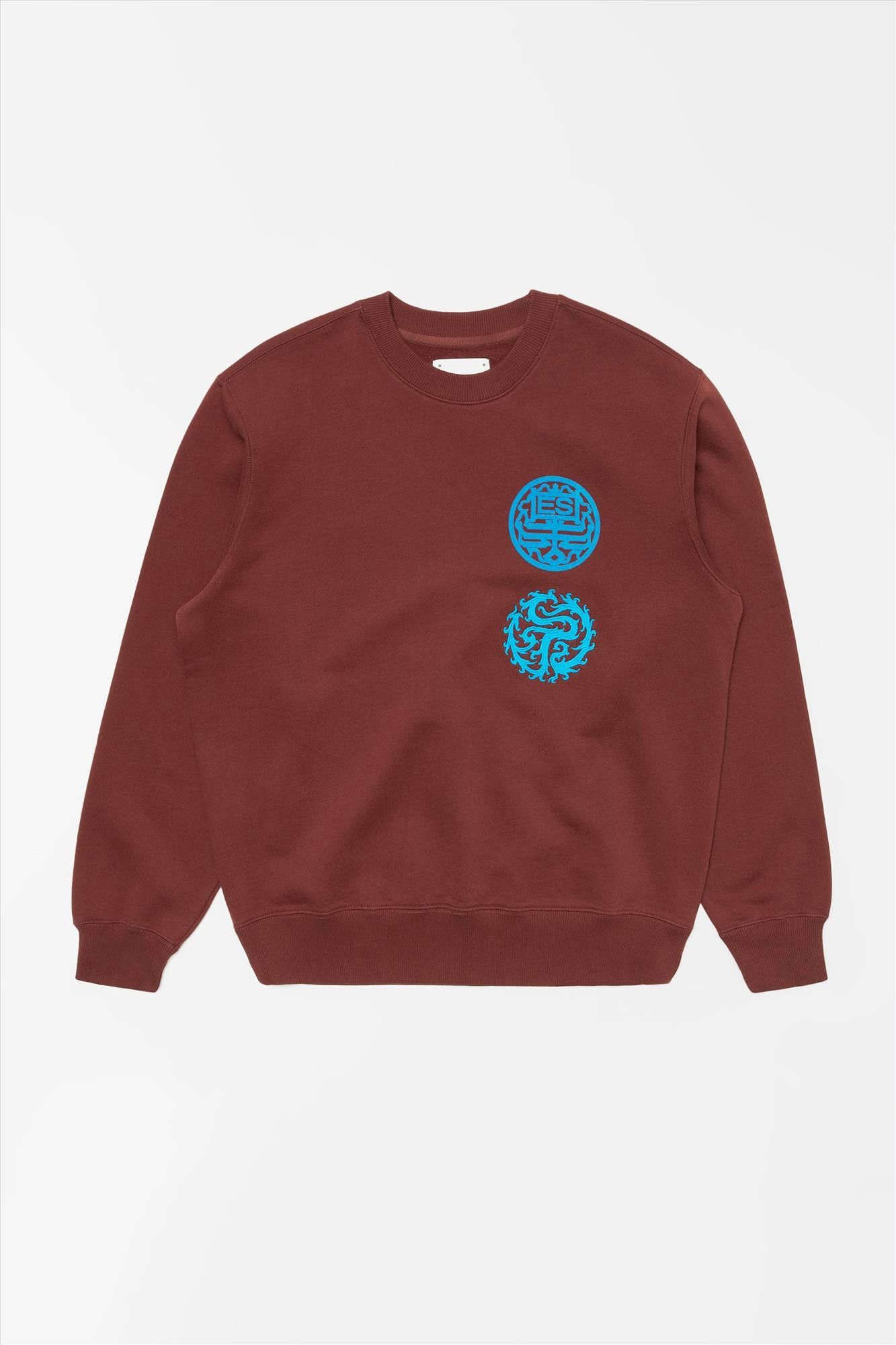 Edwin - Roodbruine Hibiki sweater