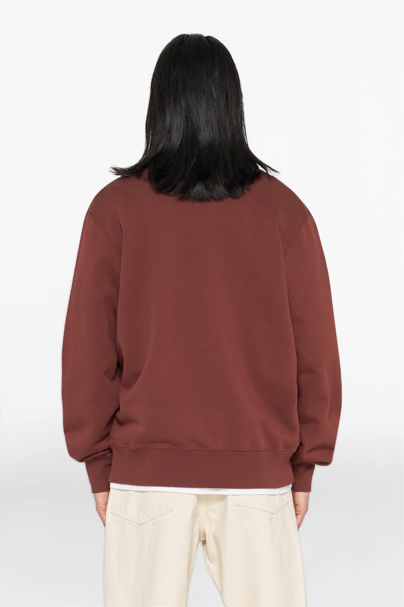 Edwin - Roodbruine Hibiki sweater