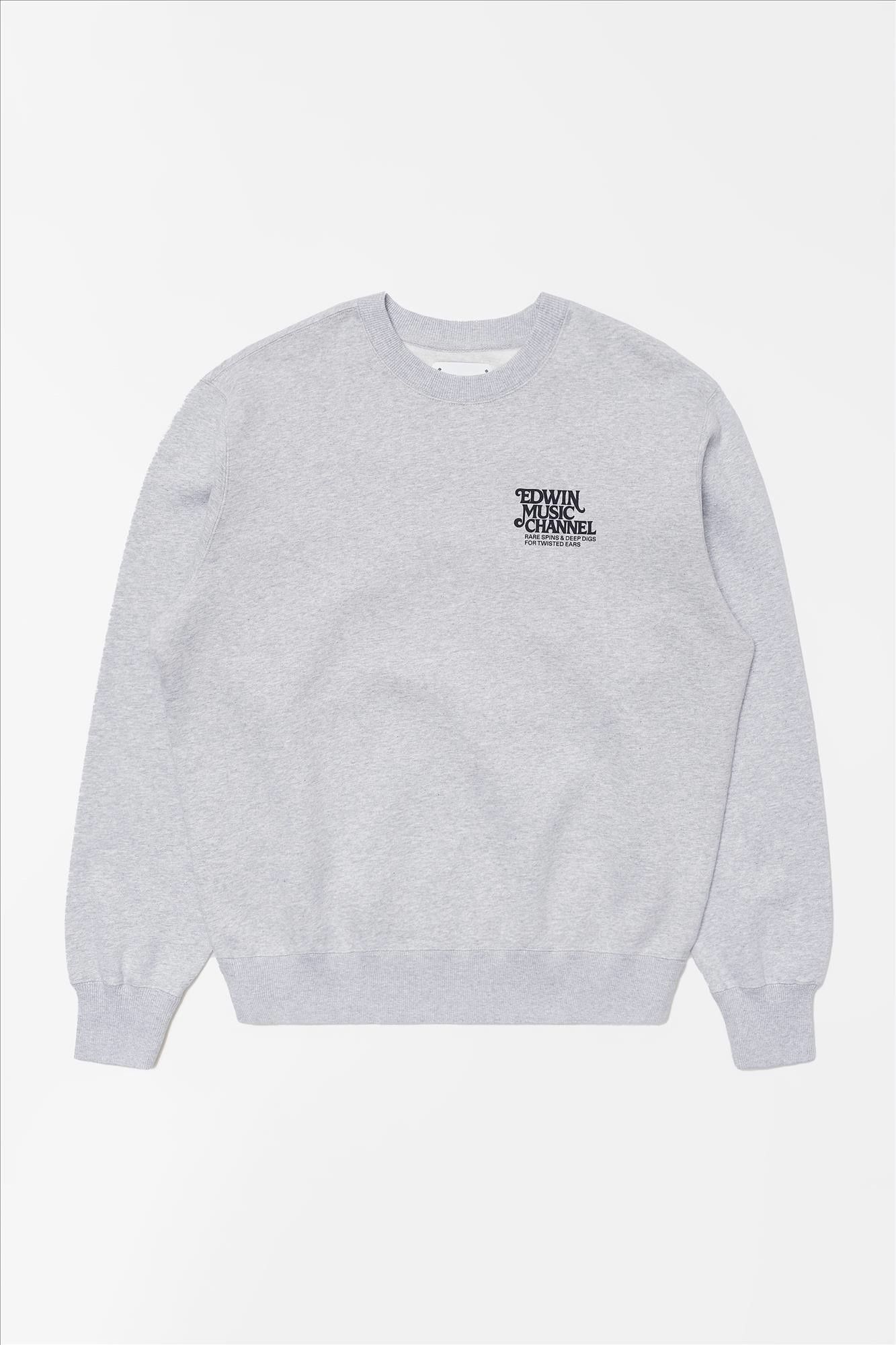 Edwin - Grijze Rare Spins sweater