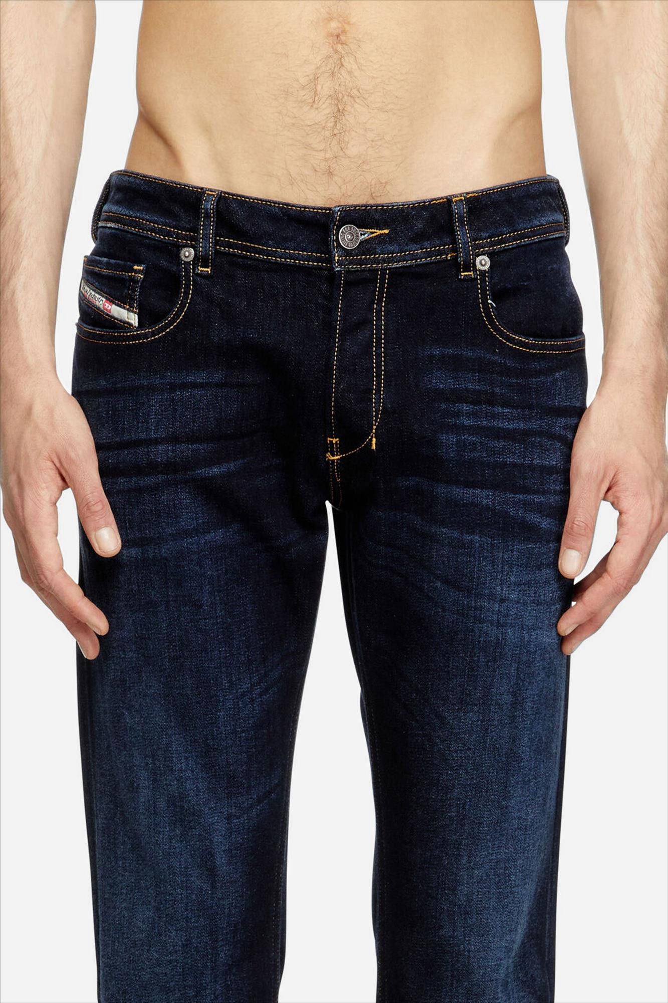 Diesel - Donkerblauwe 2007 Zatiny bootcut jeans