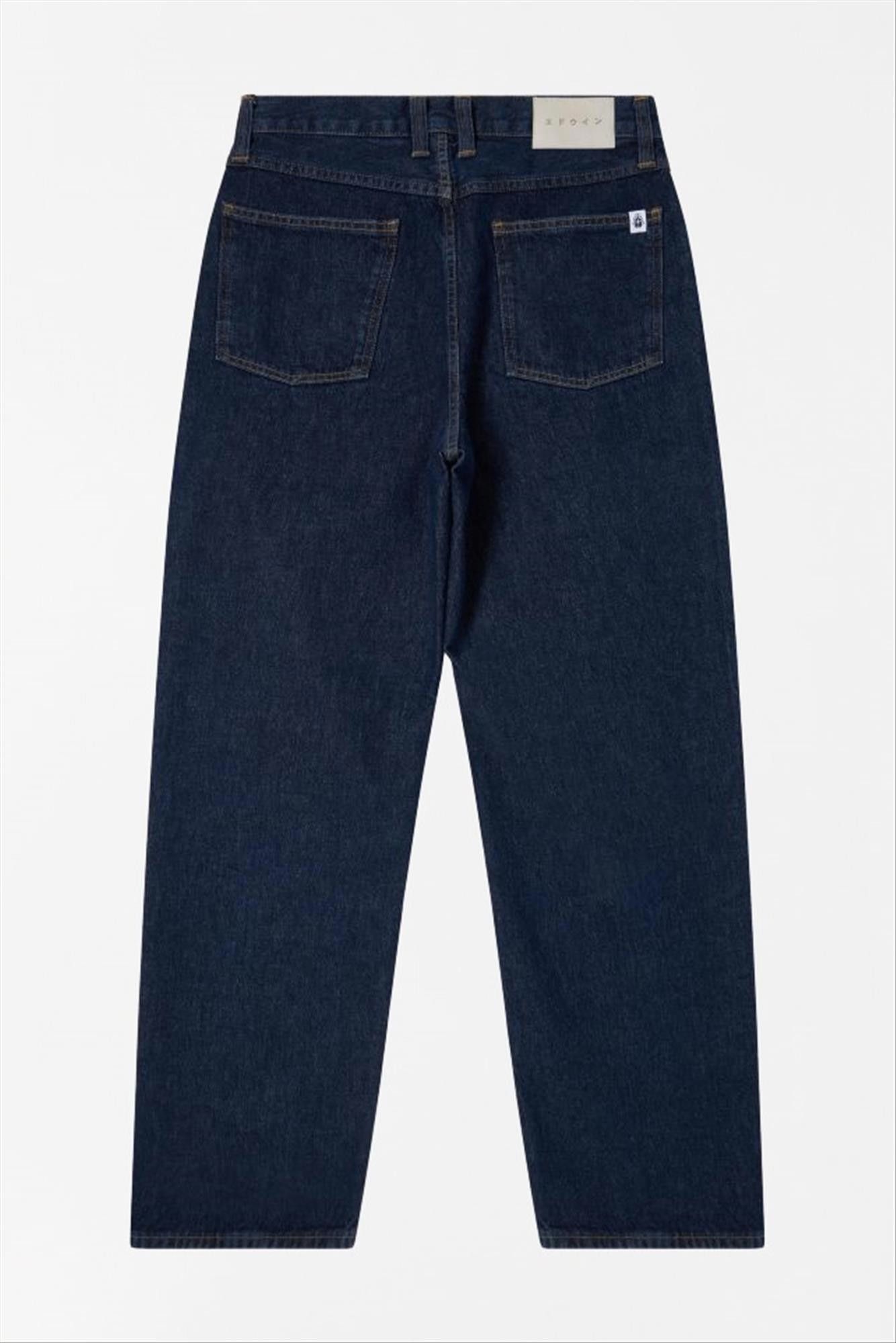 Edwin - Donkerblauwe Tyrell loose tapered jeans