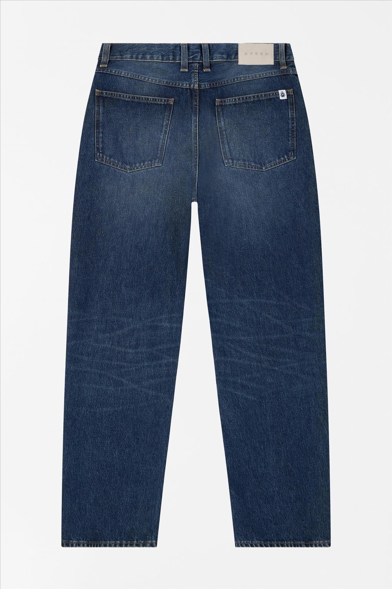 Edwin - Blauwe Faded Tyrell loose tapered jeans