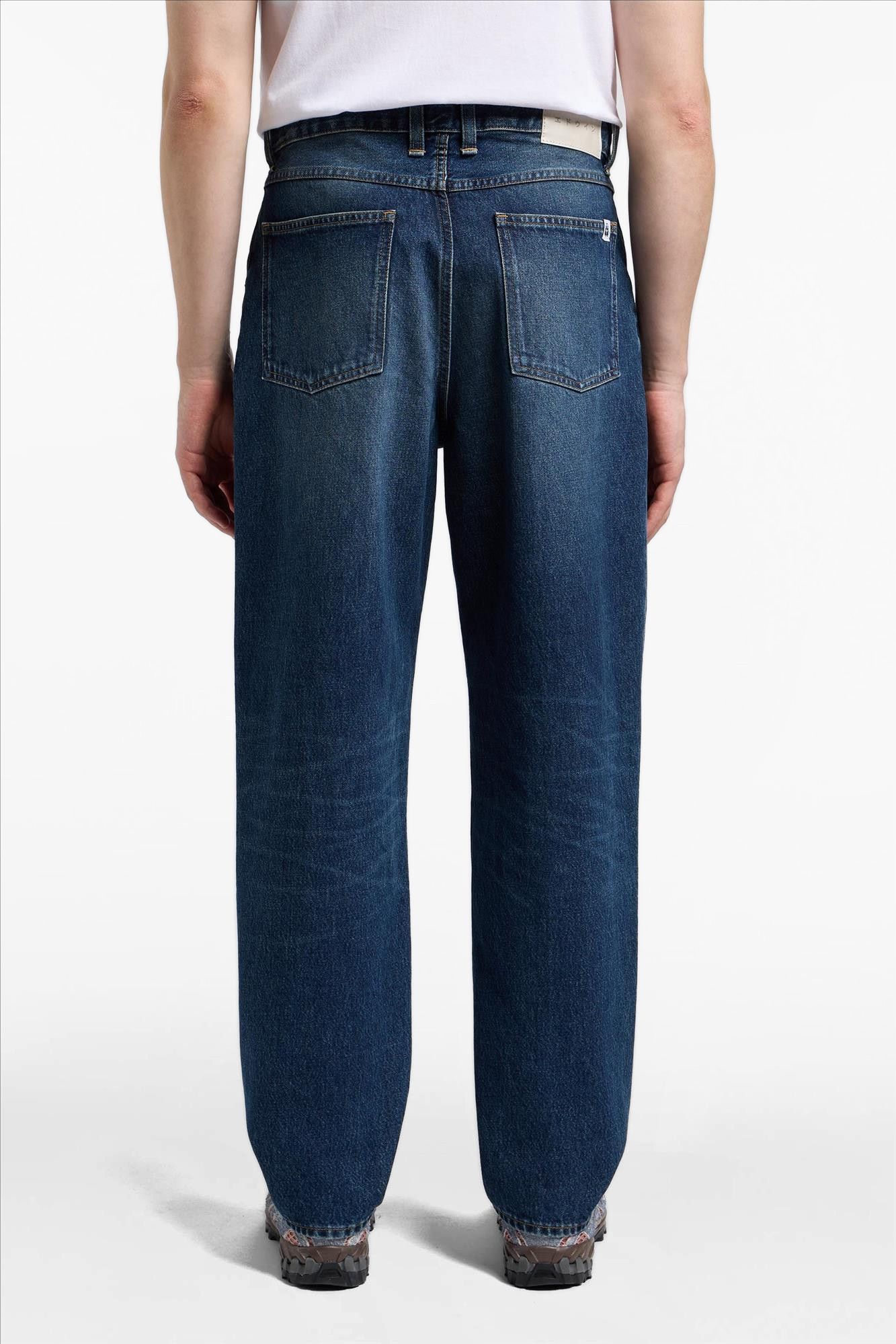 Edwin - Blauwe Faded Tyrell loose tapered jeans