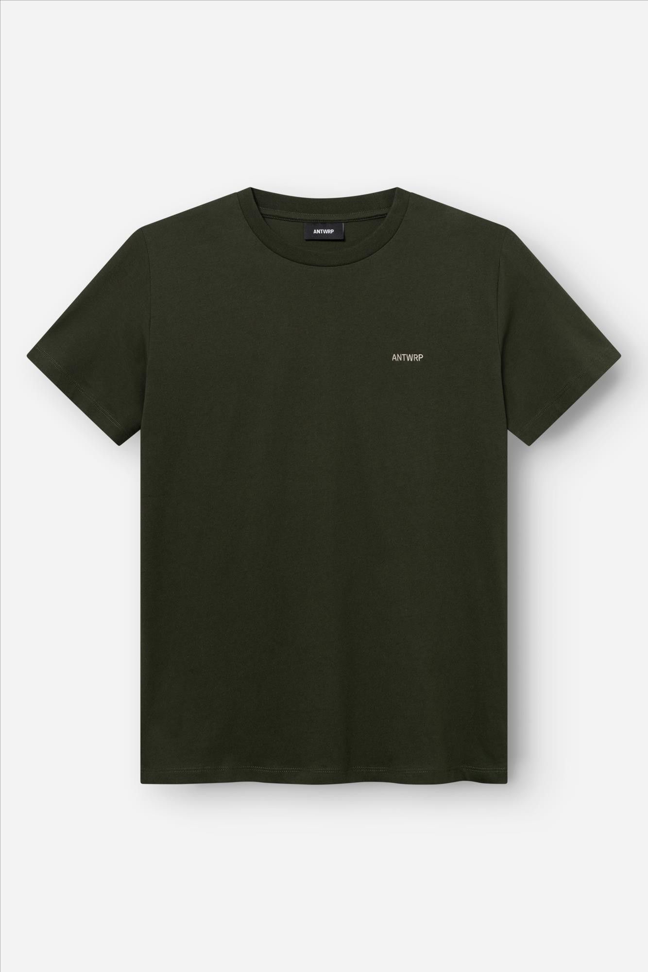 Antwrp - Donkergroene Basic T-shirt