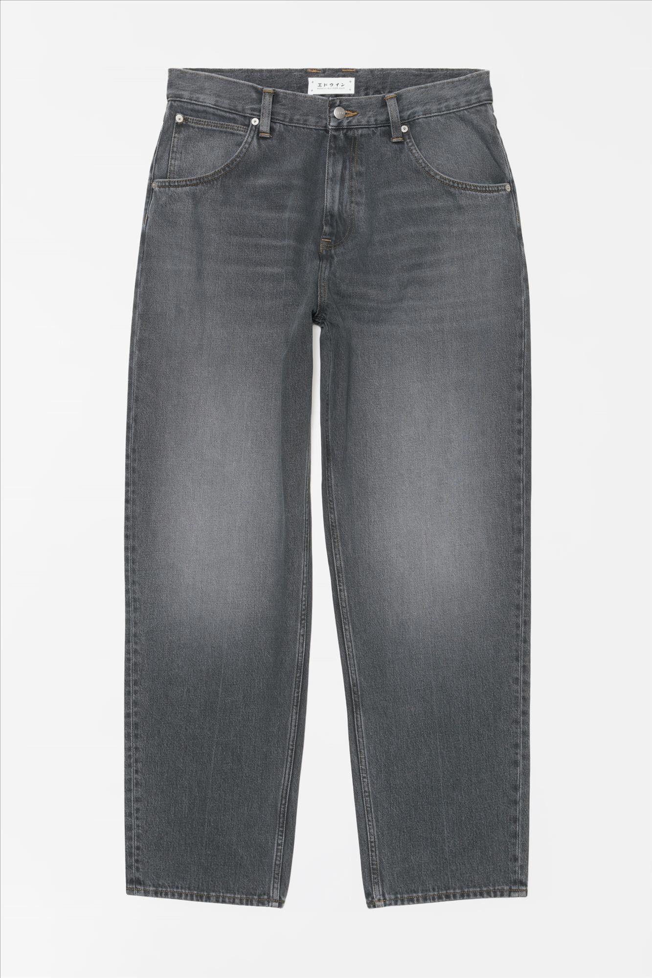 Edwin - Grijze Tyrell loose tapered jeans