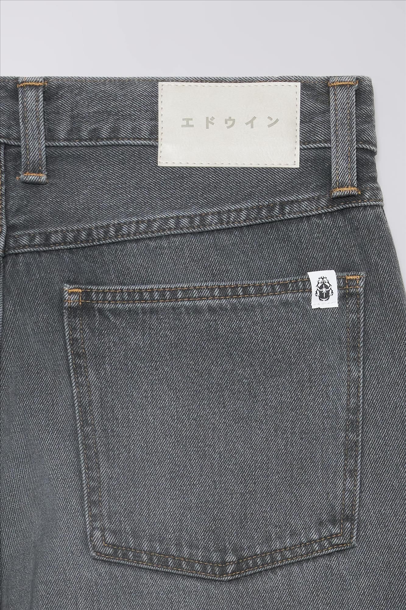 Edwin - Grijze Tyrell loose tapered jeans