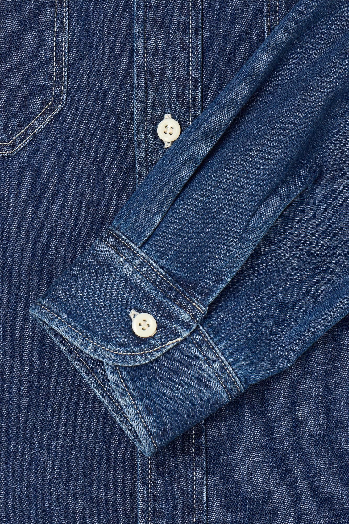 Edwin - Donkerblauw Work Denim hemd
