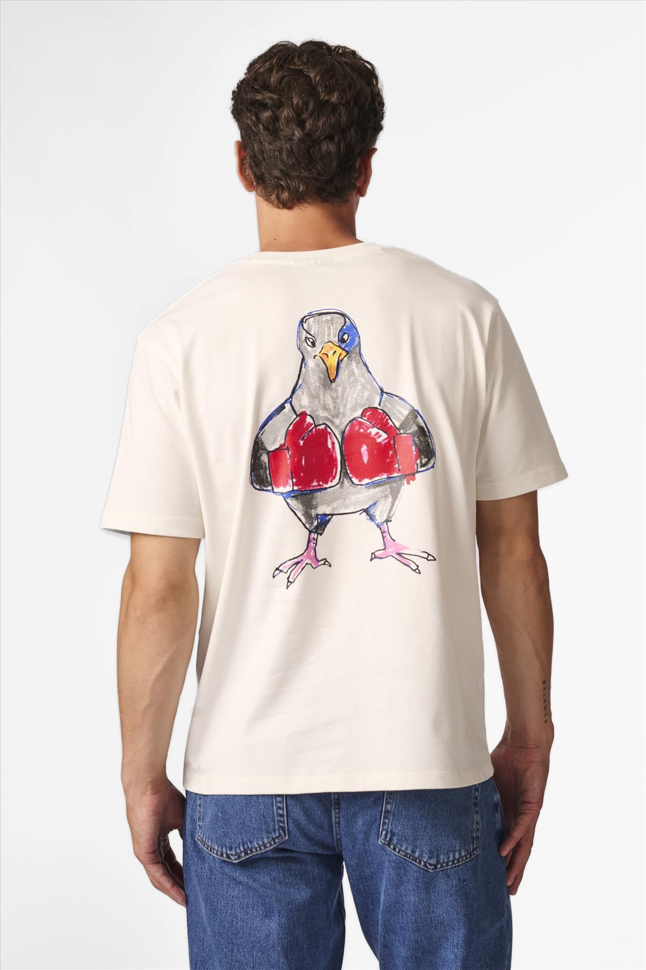 Antwrp - Ecru Boxing Pigeon T-shirt
