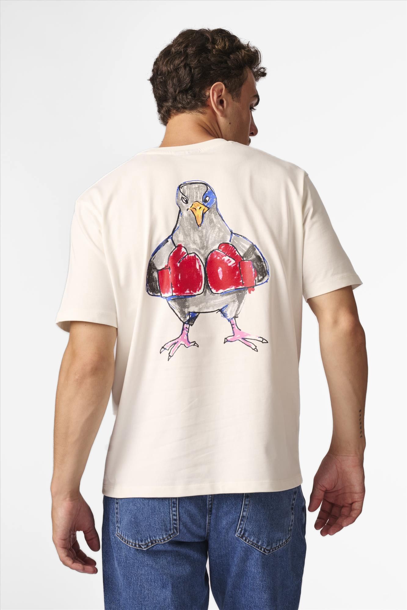 Antwrp - Ecru Boxing Pigeon T-shirt