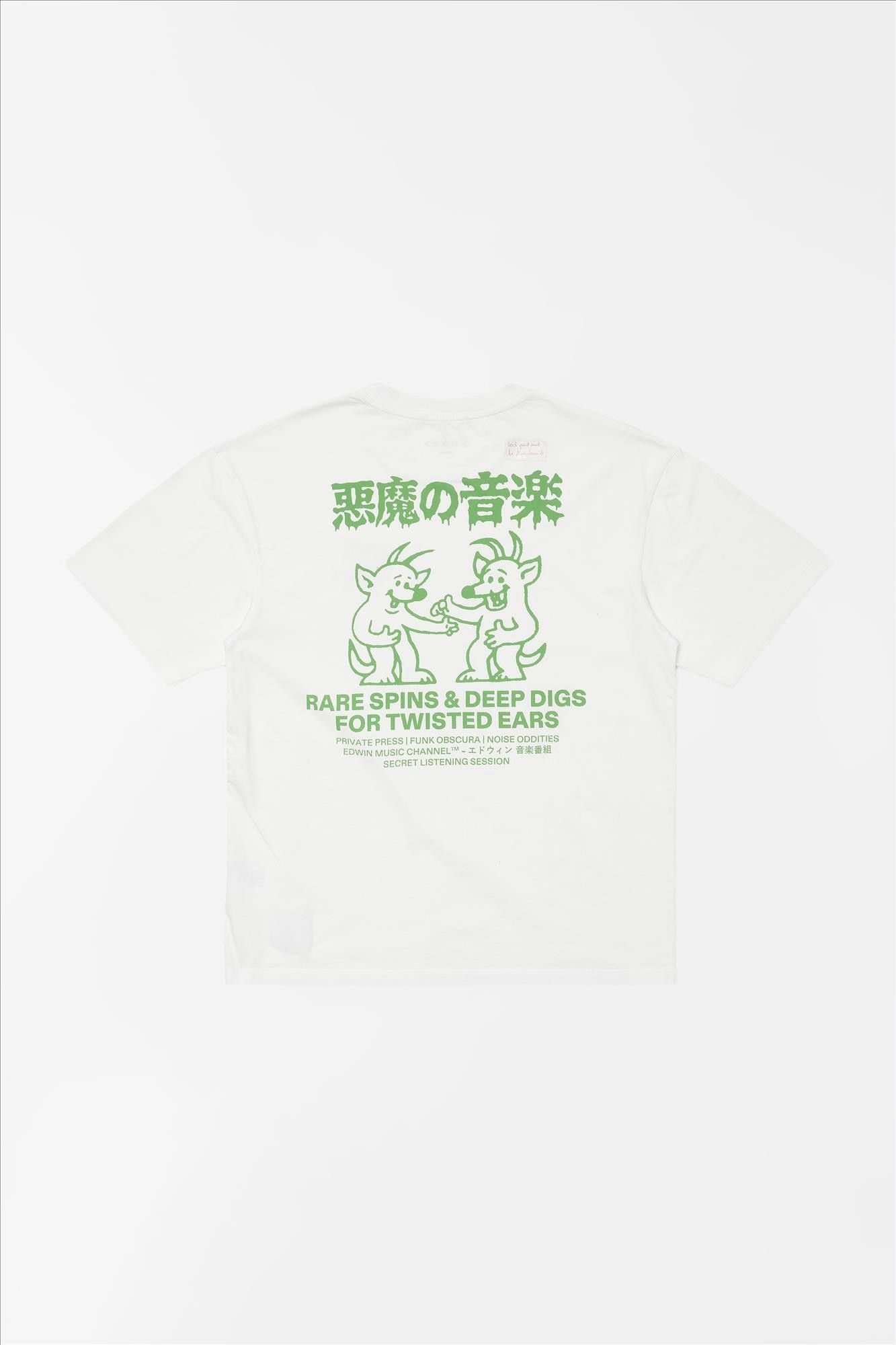 Edwin - Witte Rare Spins T-shirt