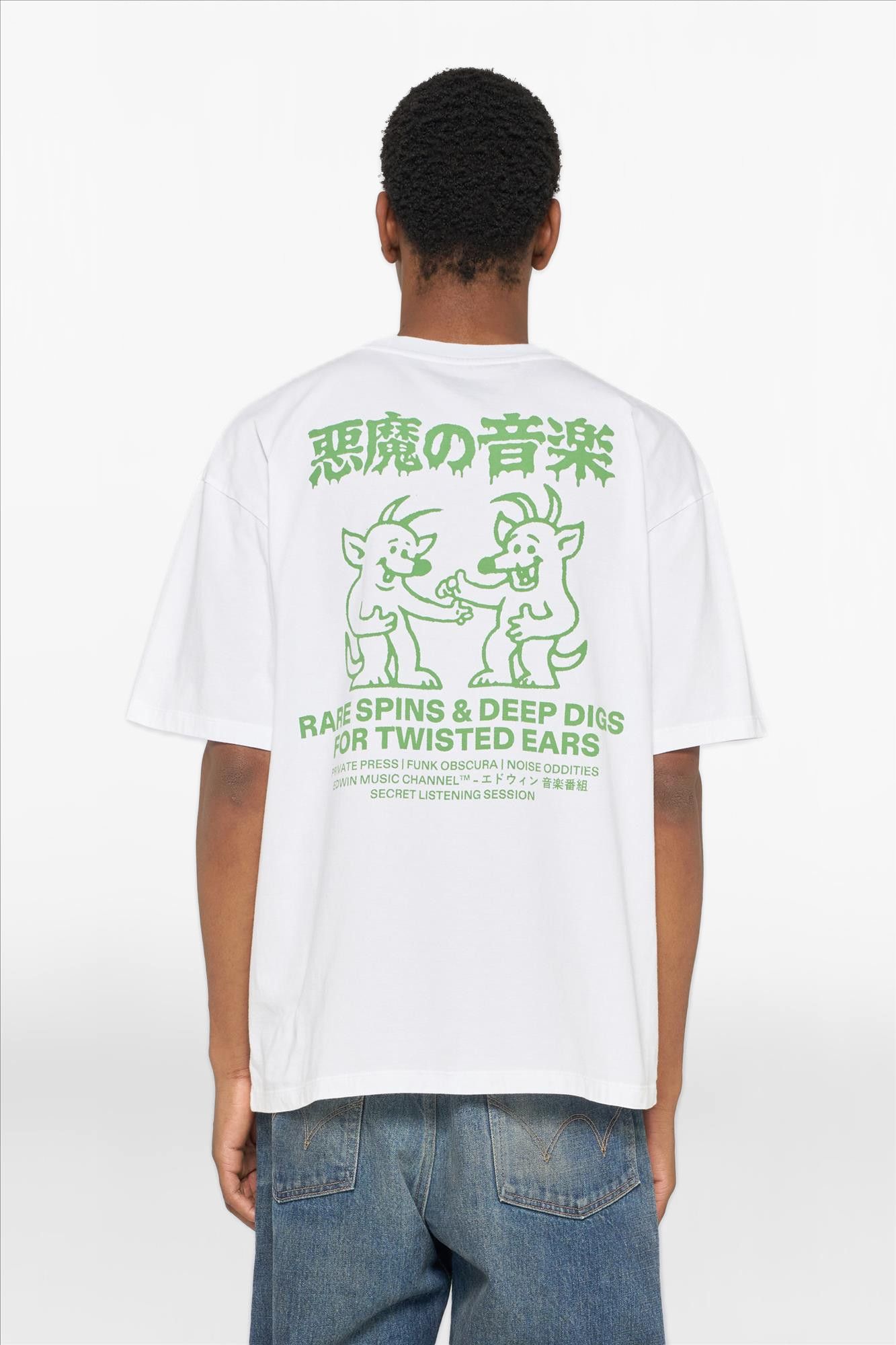 Edwin - Witte Rare Spins T-shirt