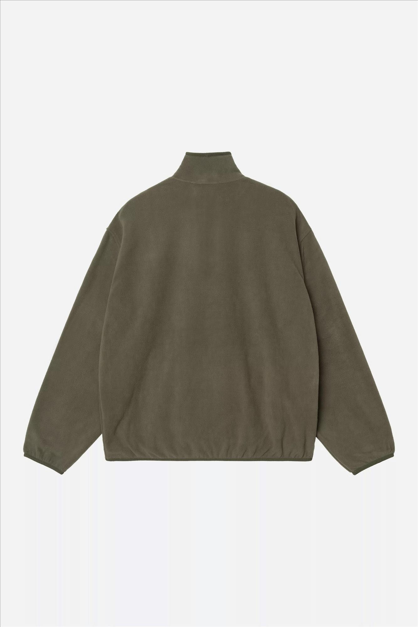 Carhartt WIP - Kaki Edmore Half Zip sweater