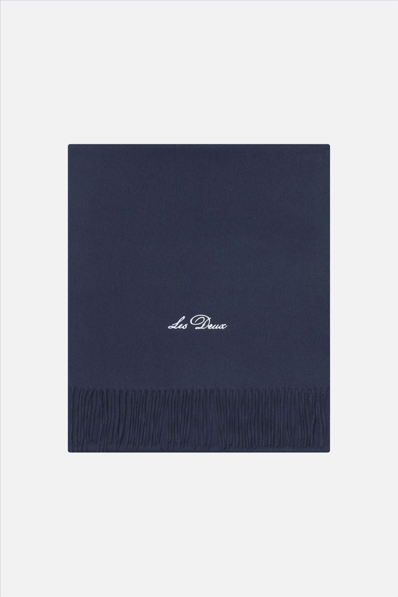 LES DEUX  - Donkerblauwe Whitaker sjaal