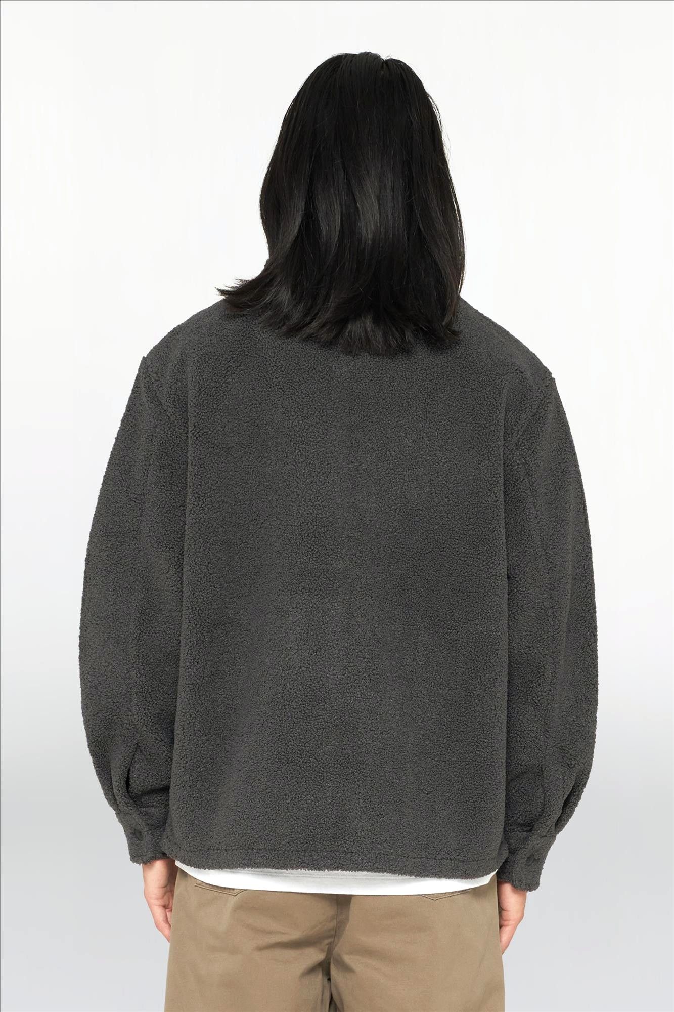 Edwin - Donkergrijze Snug overhemdjas