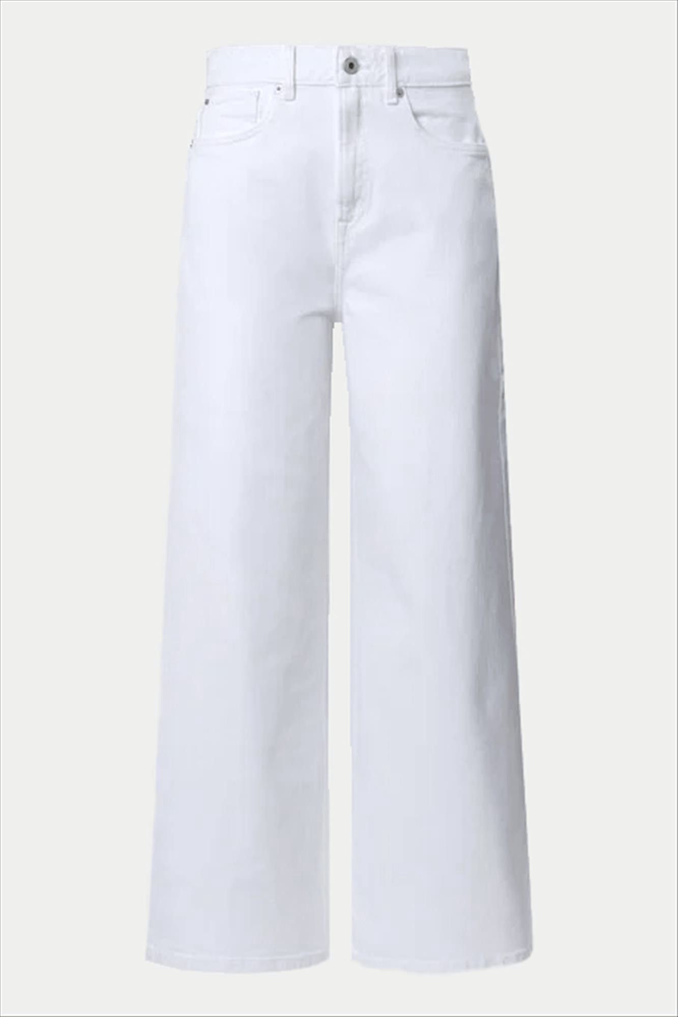 Pepe Jeans London - Witte Jaimy wide jeans