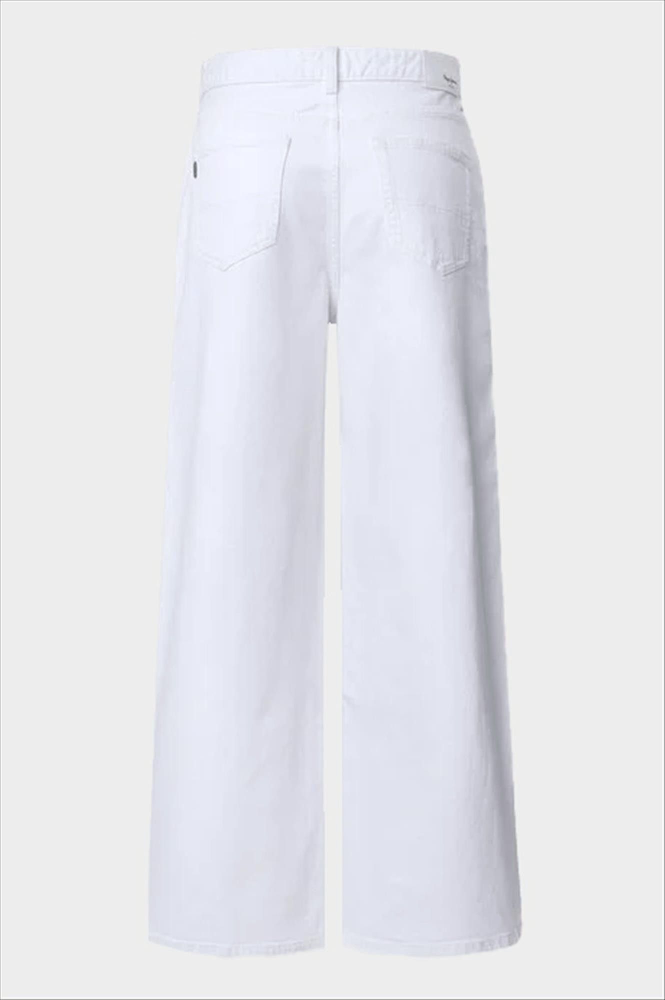 Pepe Jeans London - Witte Jaimy wide jeans