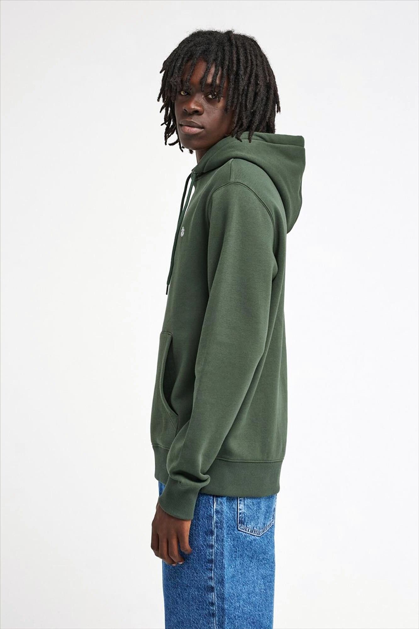 Element - Kaki Icon Embroidery Zip hoodie