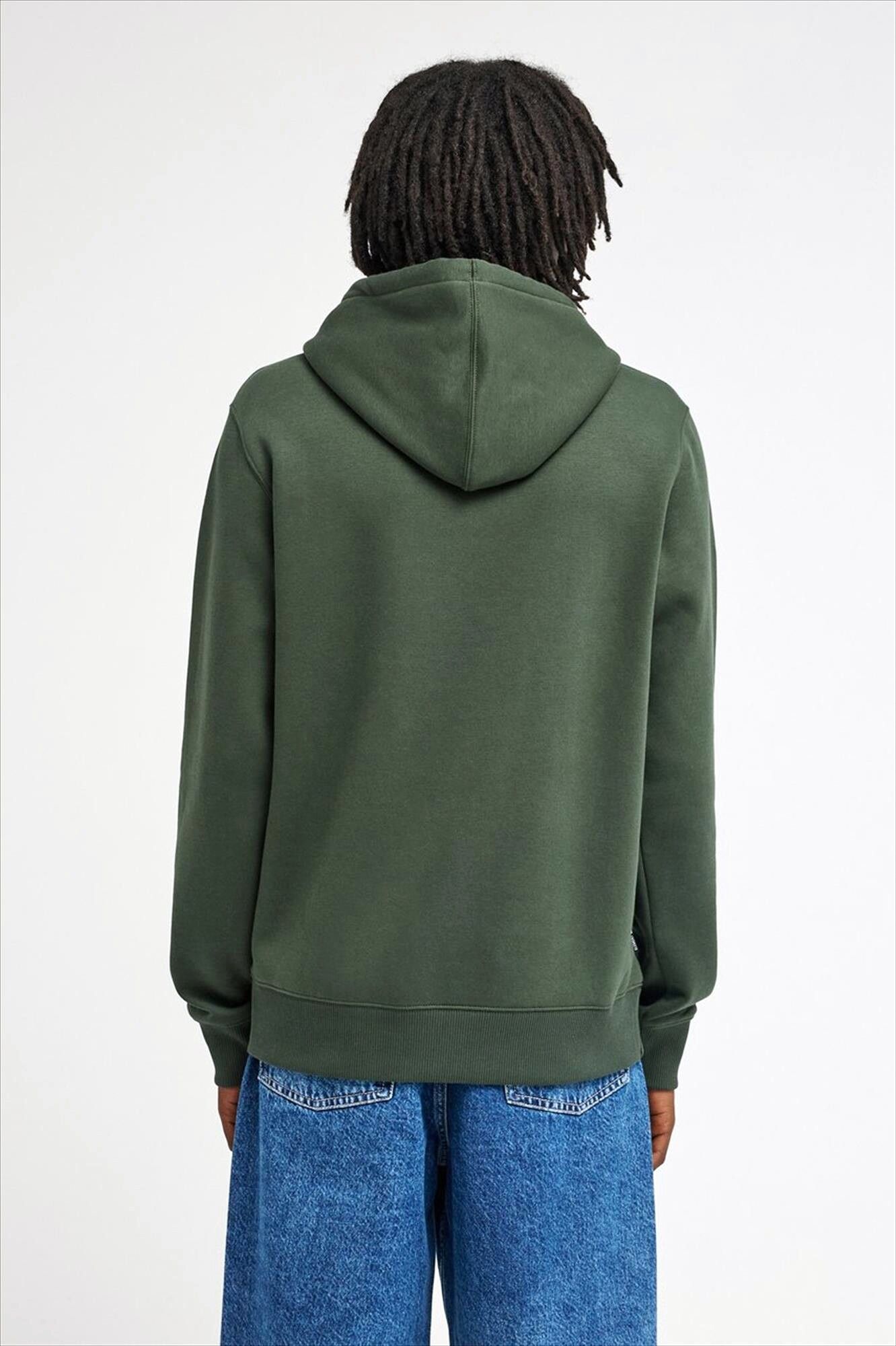 Element - Kaki Icon Embroidery Zip hoodie