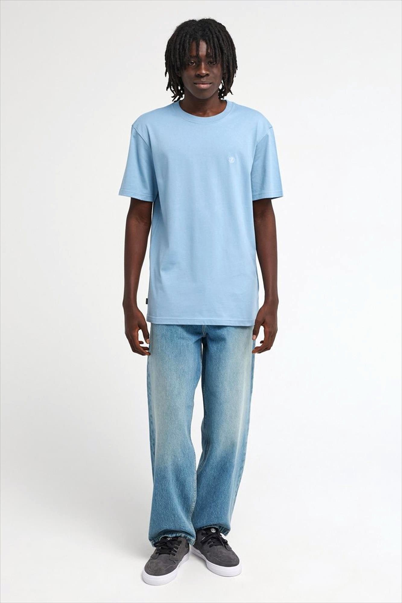 Element - Lichtblauwe Icon Embroidery T-shirt