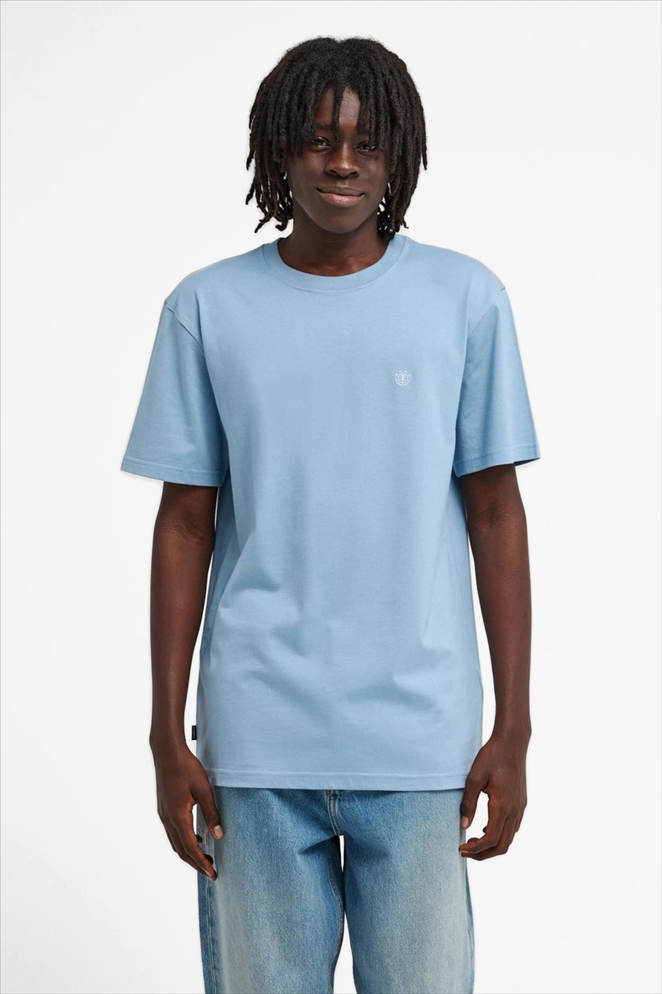 Element - Lichtblauwe Icon Embroidery T-shirt