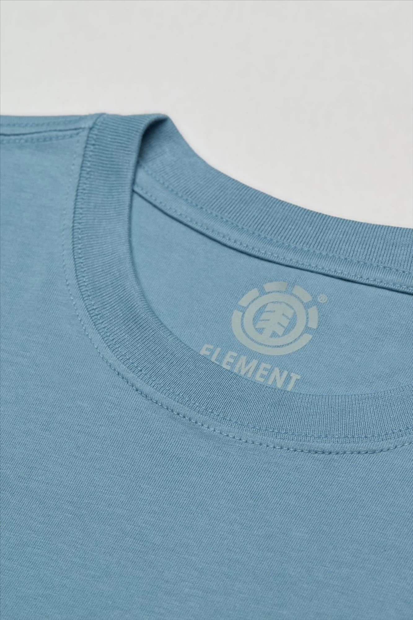 Element - Lichtblauwe Icon Embroidery T-shirt