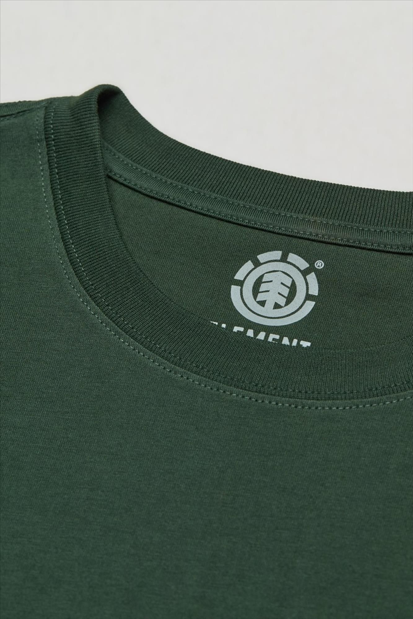 Element - Donkergroene Icon Embroidery T-shirt