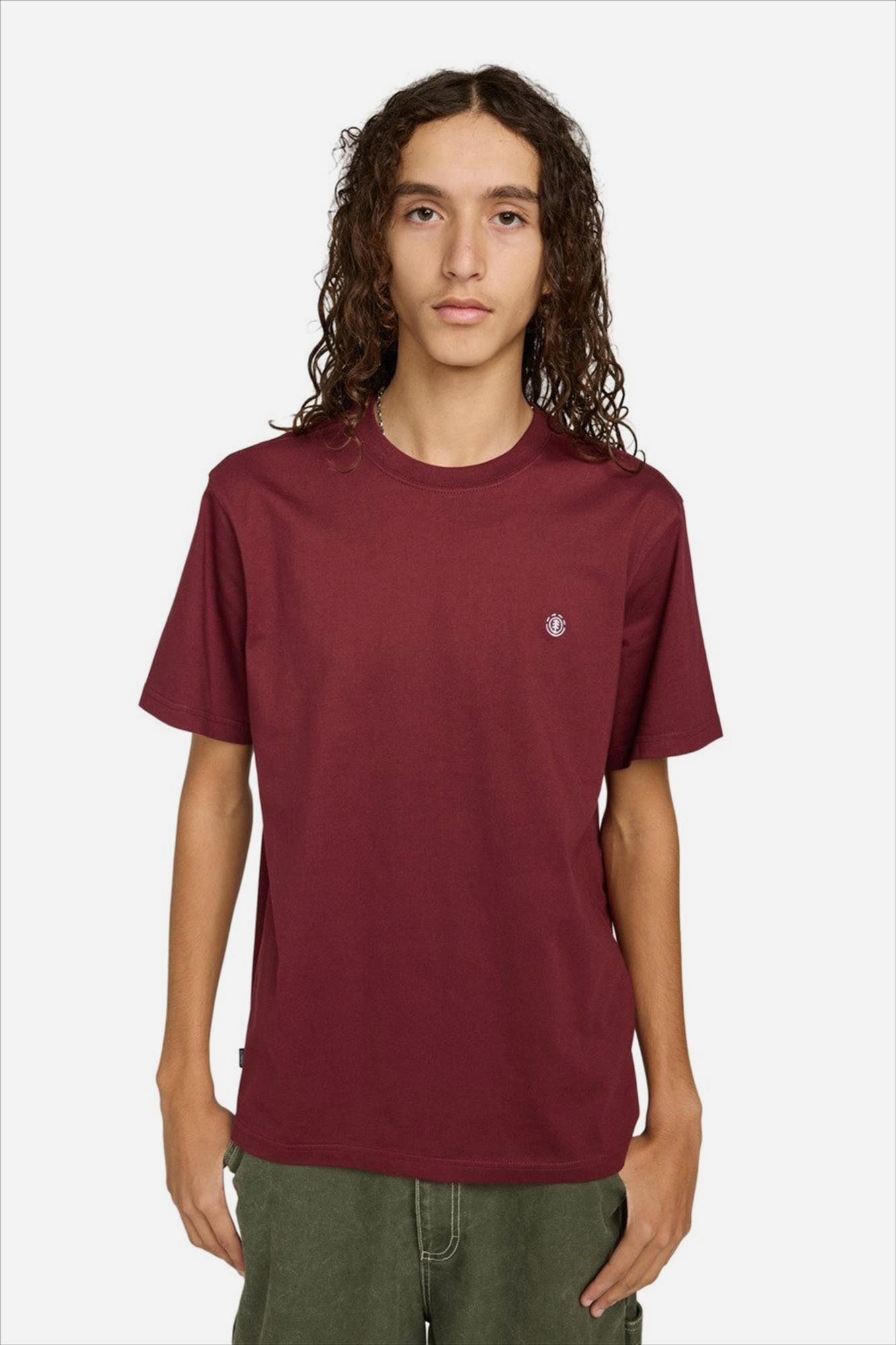 Element - Bordeaux Icon Embroidery T-shirt