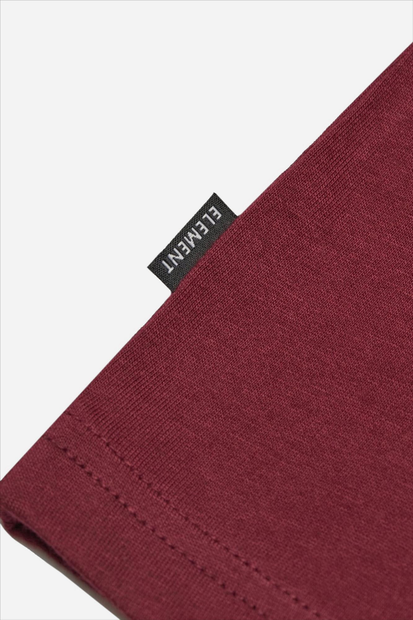 Element - Bordeaux Icon Embroidery T-shirt