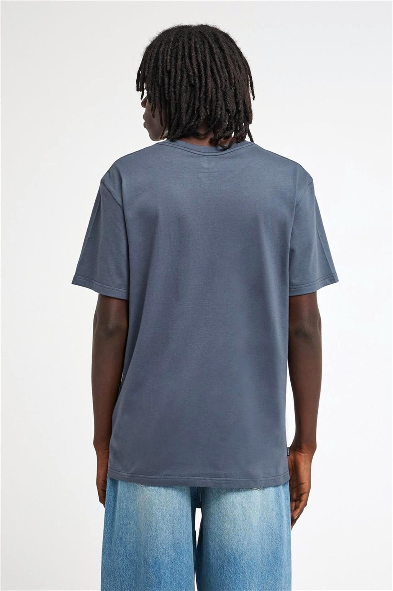 Element - Blauwgrijze Icon Label Pocket T-shirt