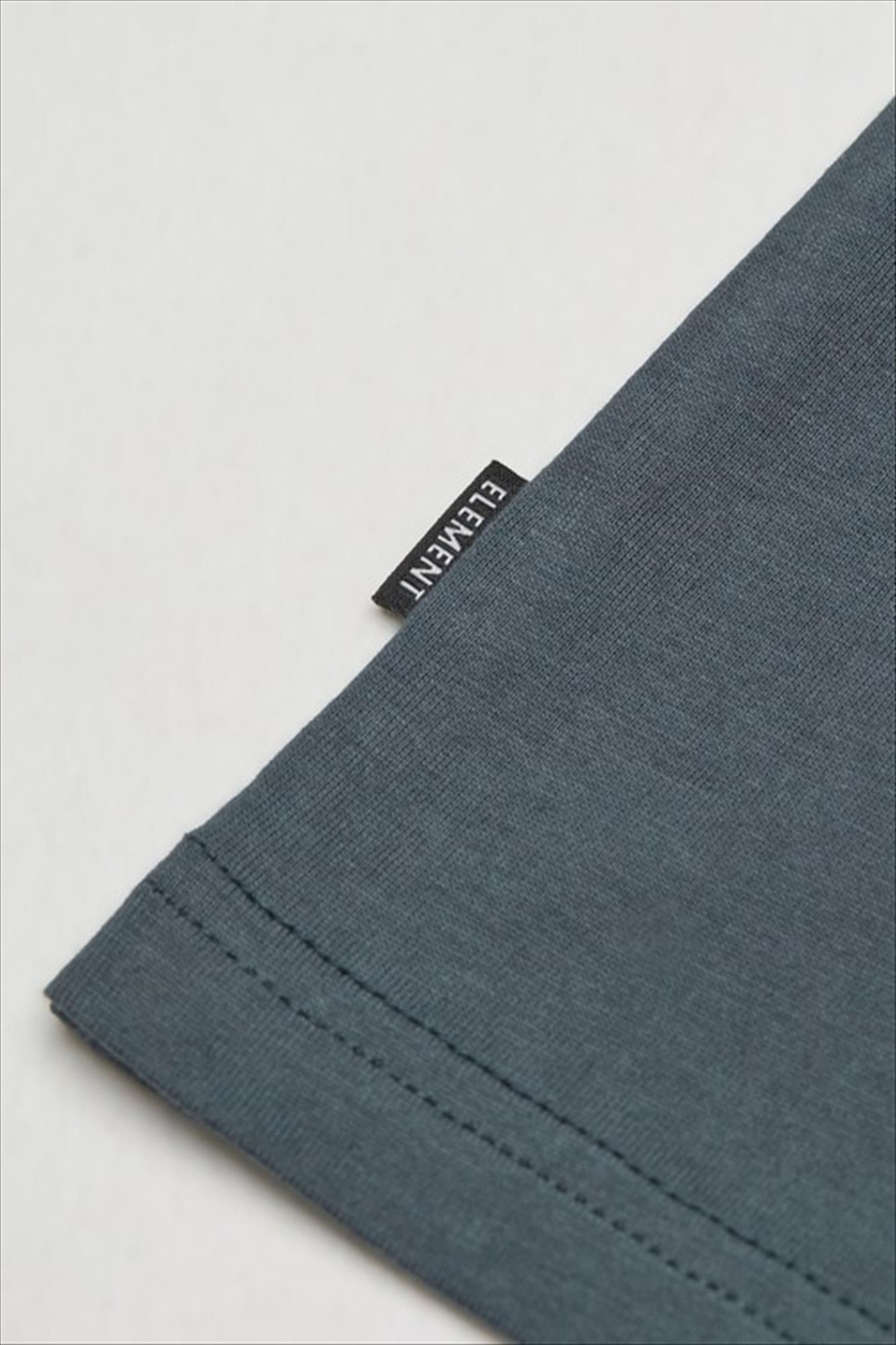 Element - Blauwgrijze Icon Label Pocket T-shirt