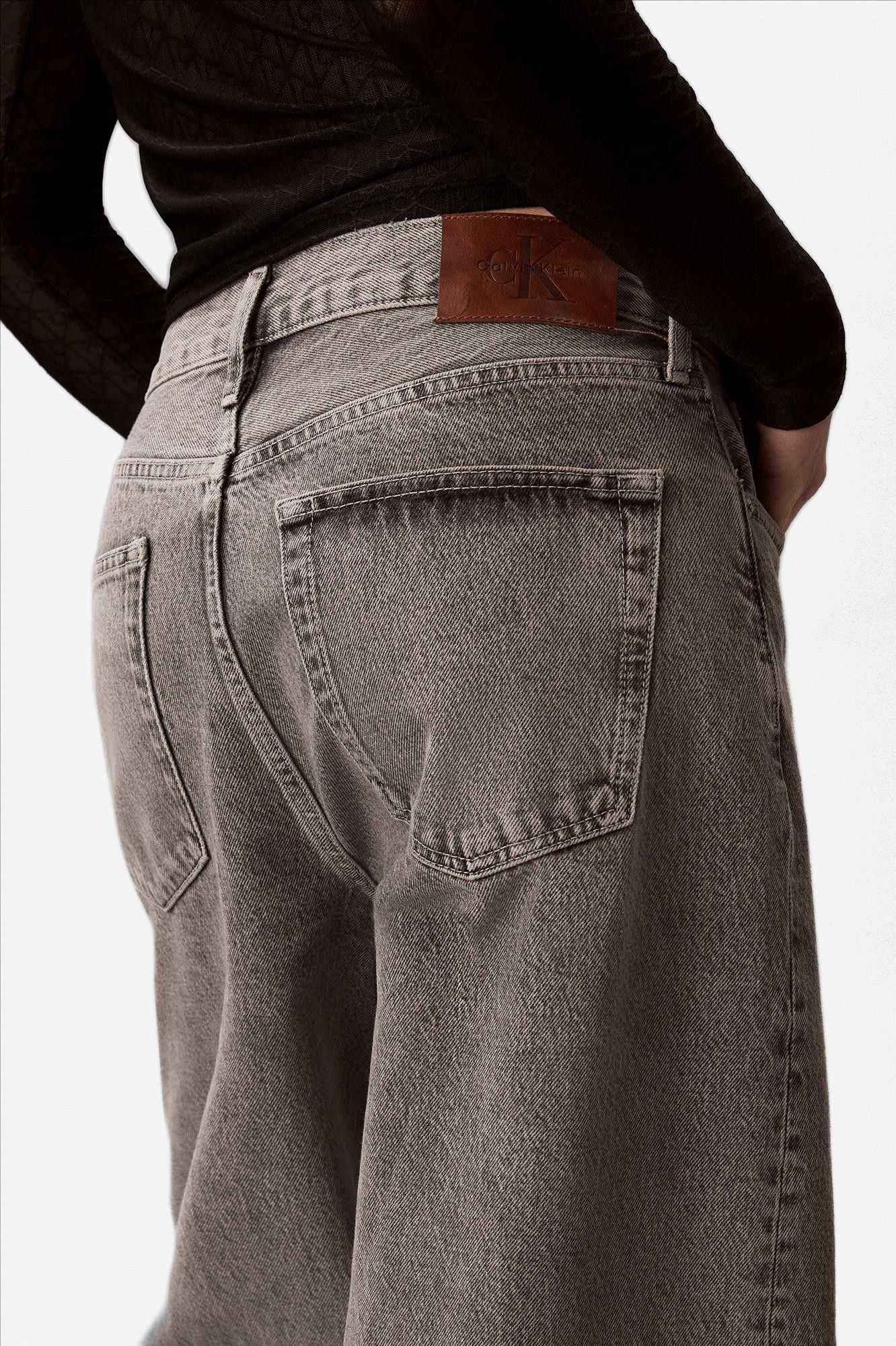 Calvin Klein Jeans - Grijze Sterling wide jeans
