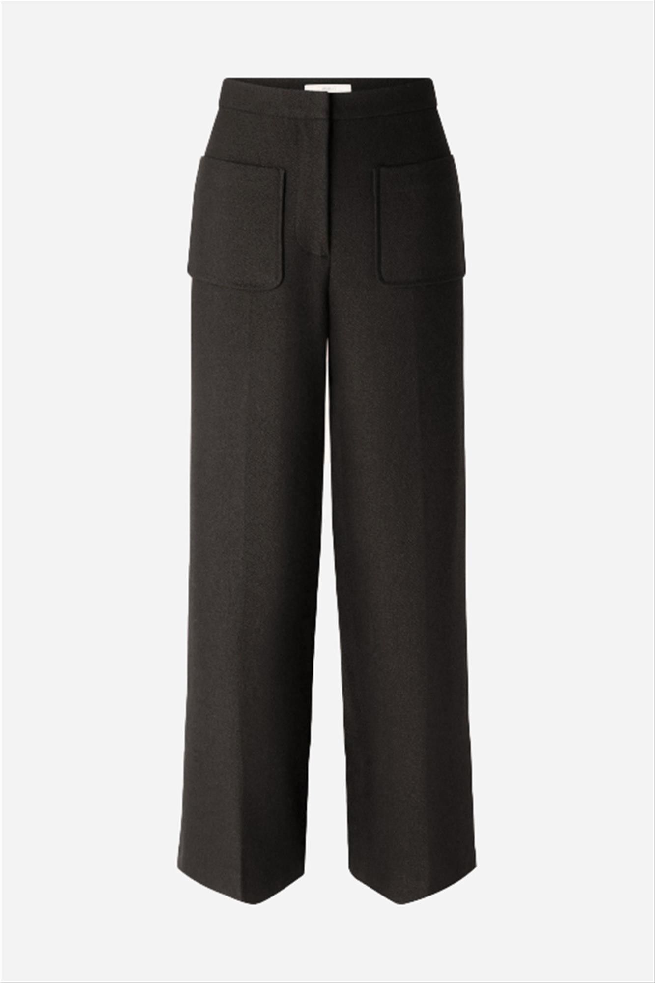 Sessùn - Donkerbruine Alberwool broek