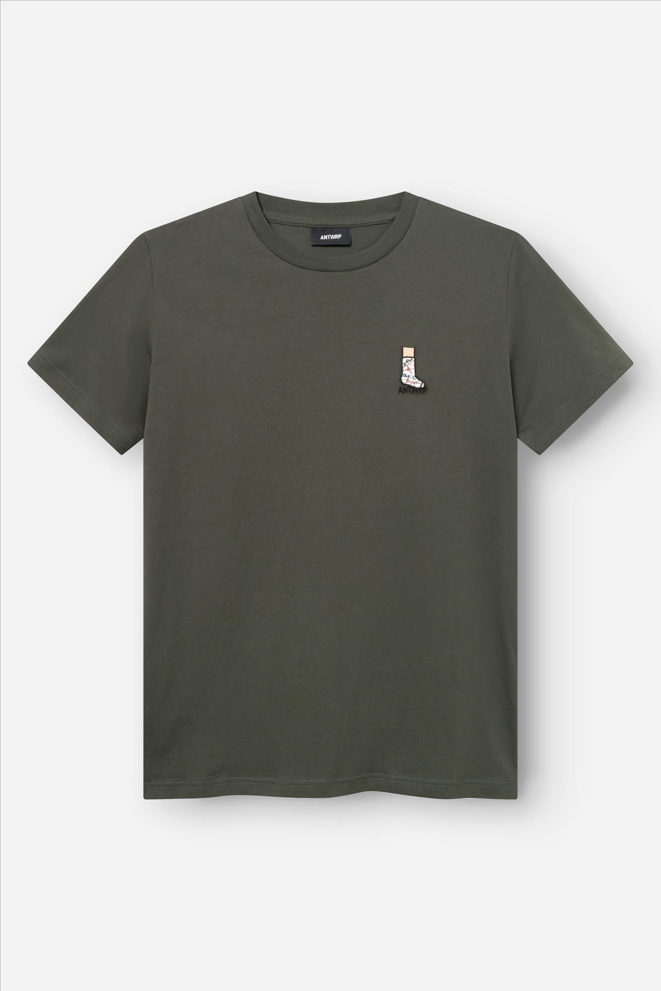 Antwrp - Donkergroene Broken Leg T-shirt