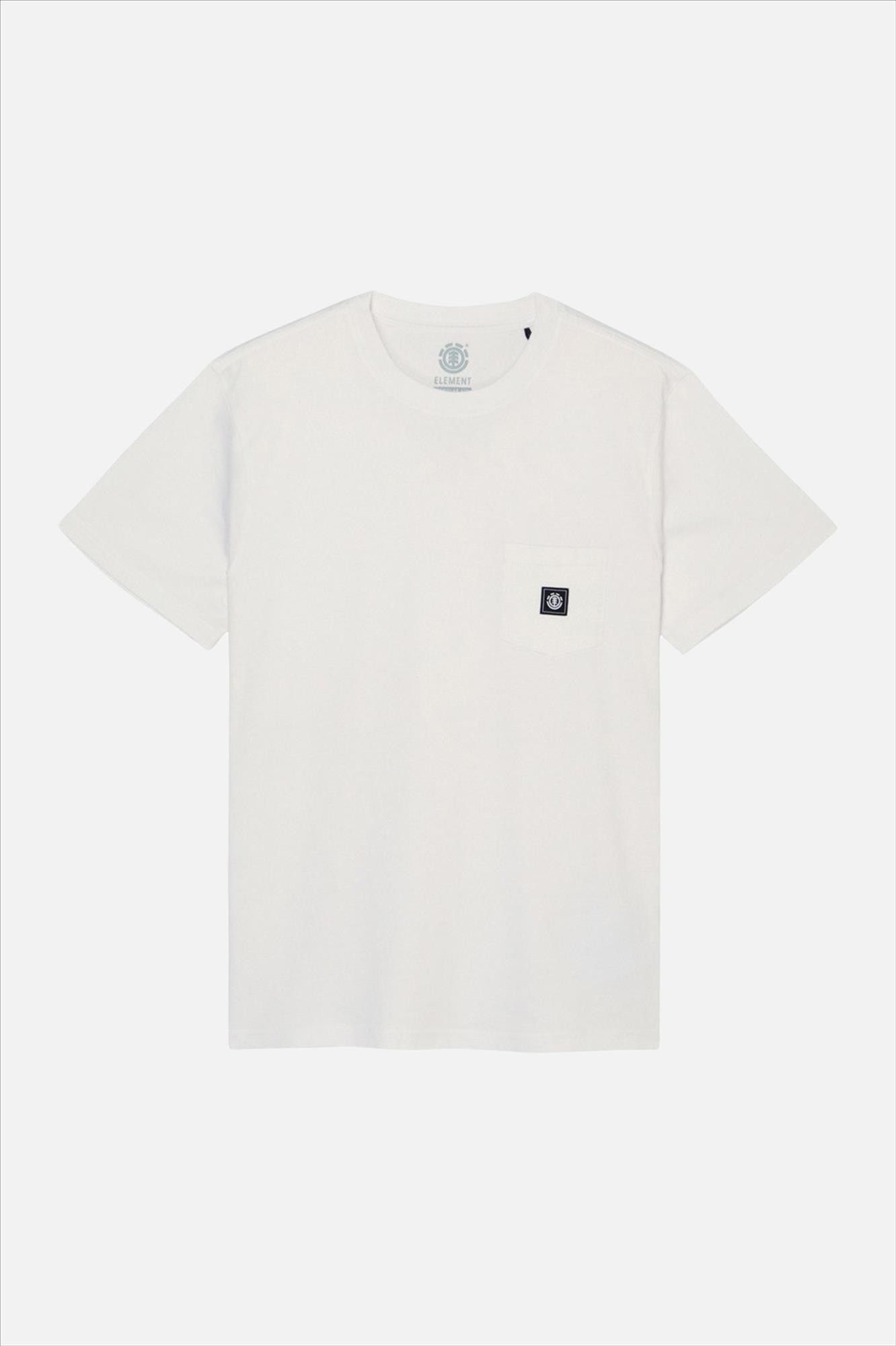 Element - Witte Icon Label Pocket T-shirt