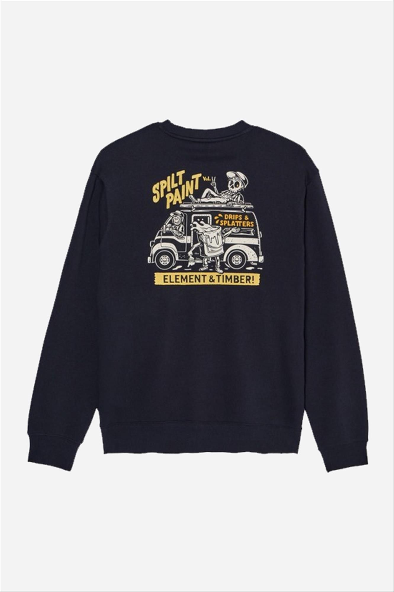 Element - Zwarte Timber Van sweater