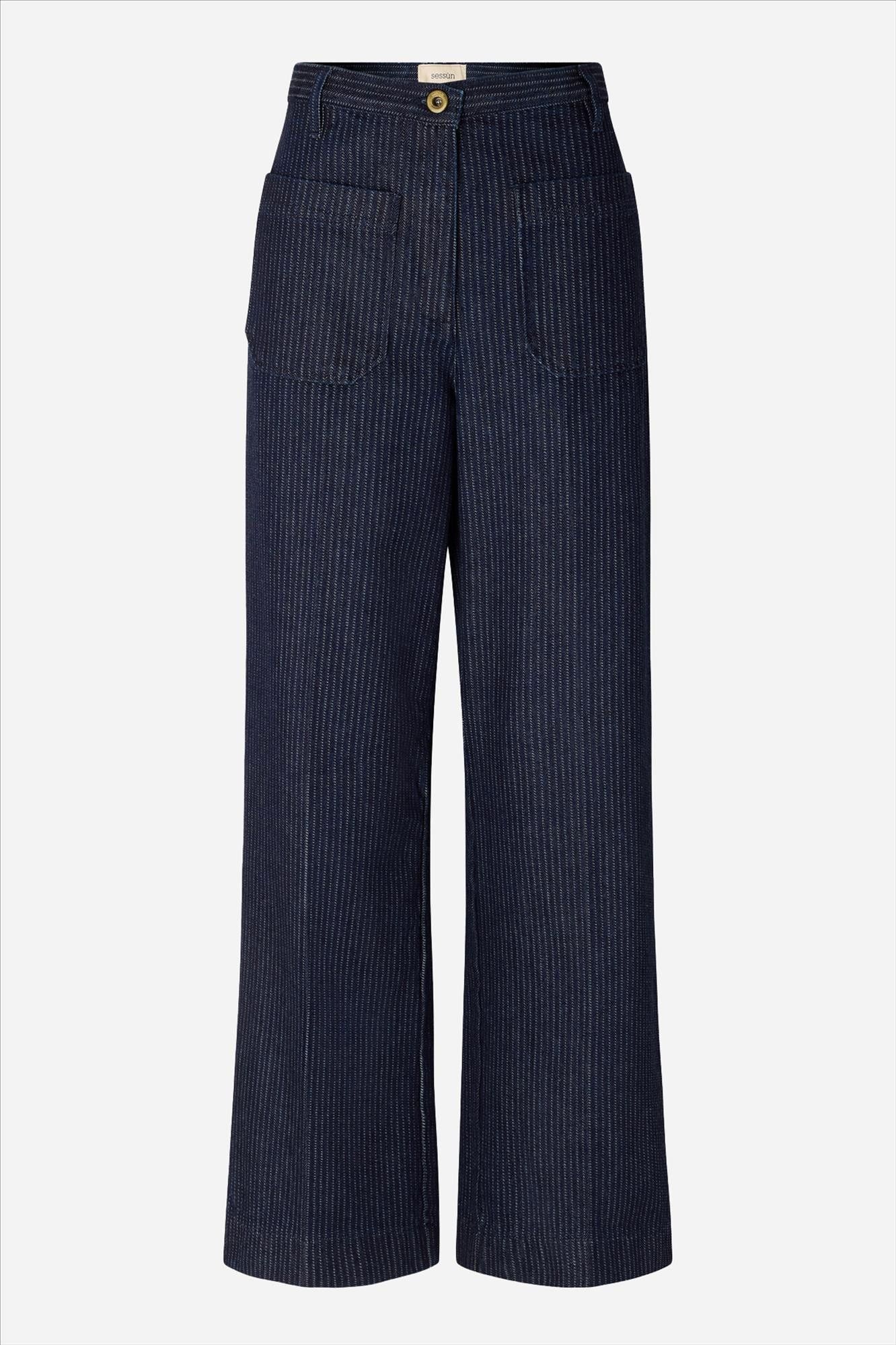 Sessùn - Donkerblauwe Aldricks broek