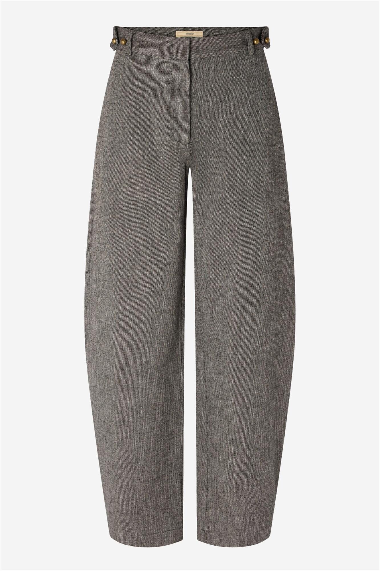 Sessùn - Ecru-Donkerbruine Milando broek