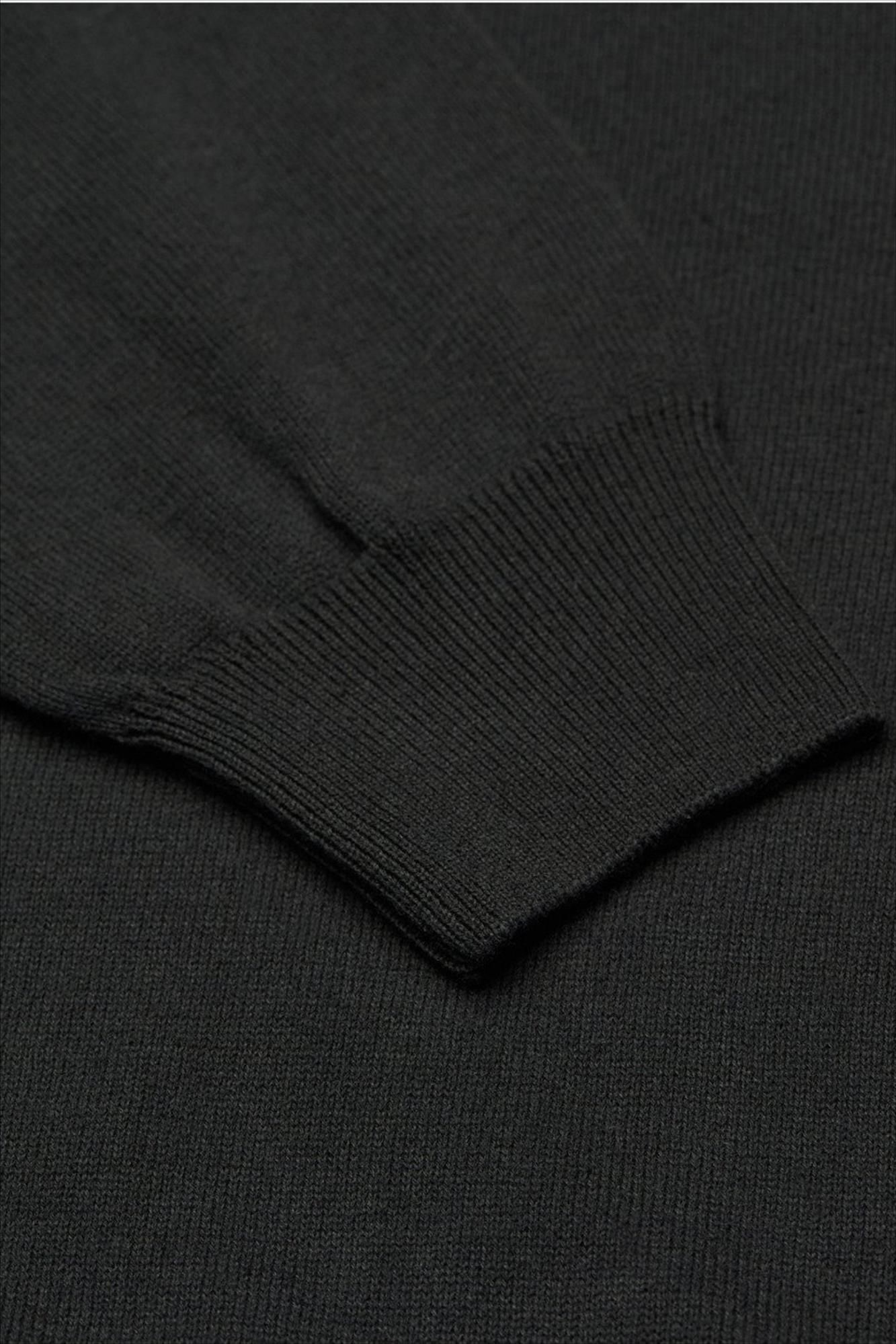 Element - Zwarte Icon Embroidery trui