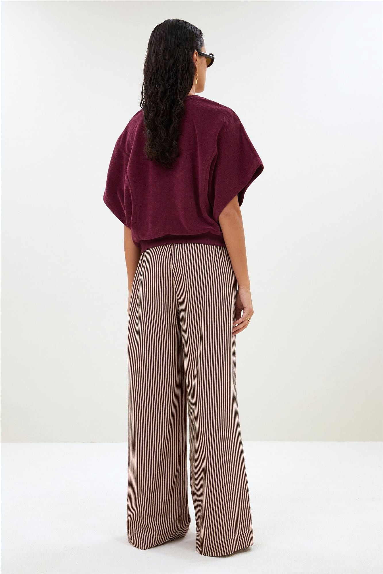 BY BAR - Bordeaux Nuki Slub T-shirt