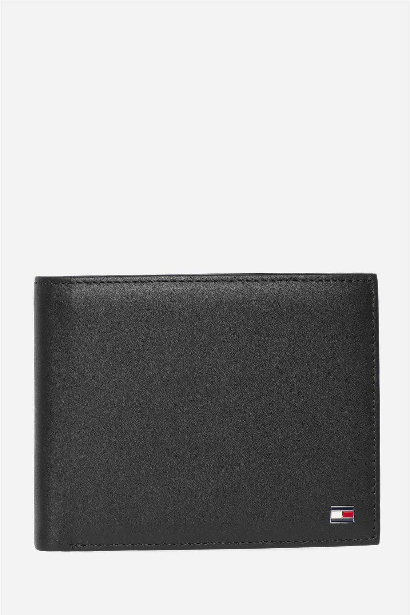 Tommy Jeans - Zwarte Eton CC And Coin Pocket Portefeuille