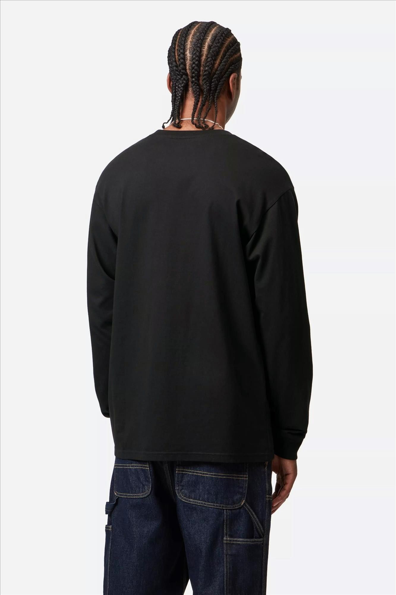 Carhartt WIP - Zwarte Chase T-shirt met lange mouw
