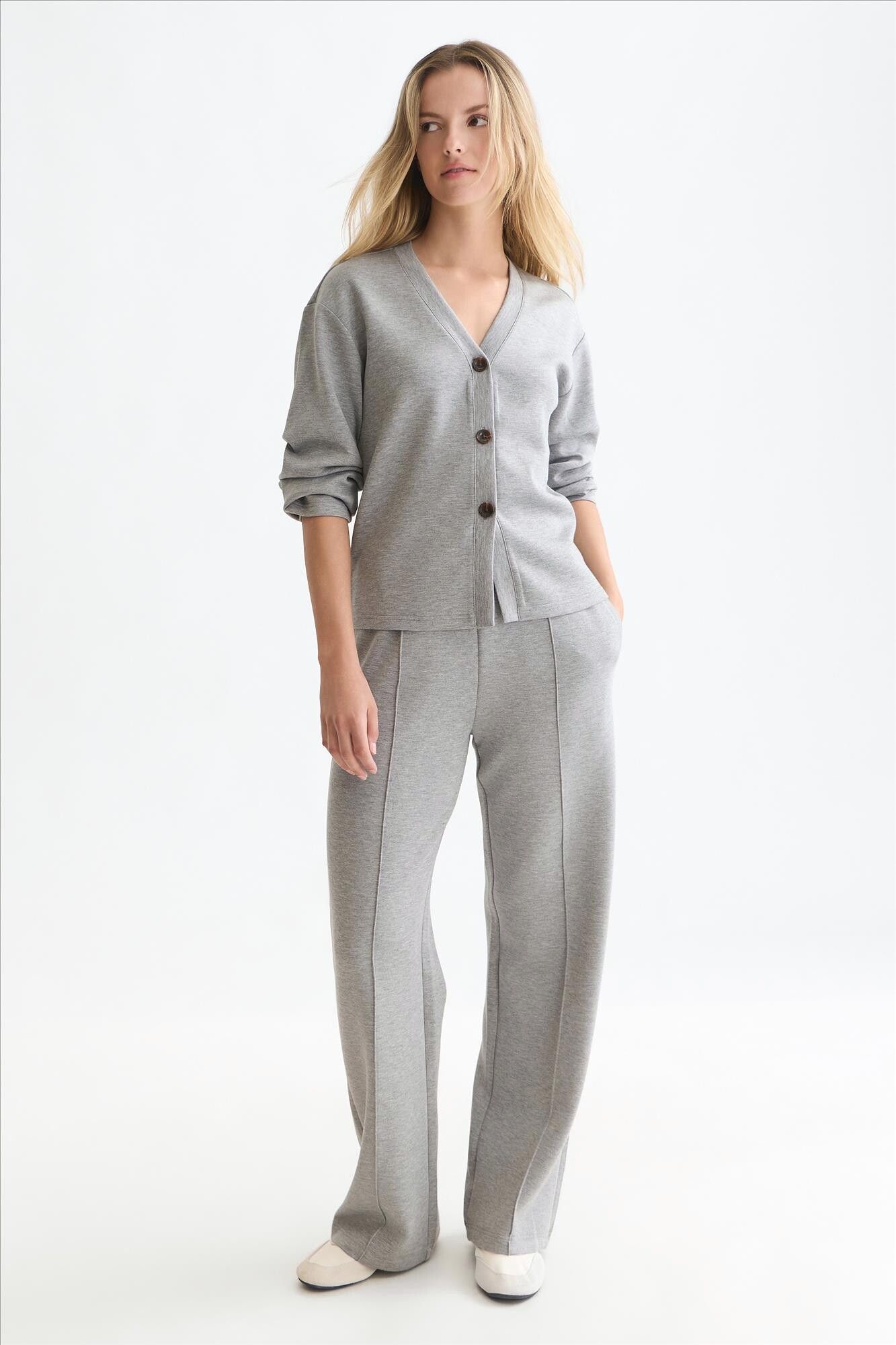 Scotch & Soda - Grijze Modal cardigan