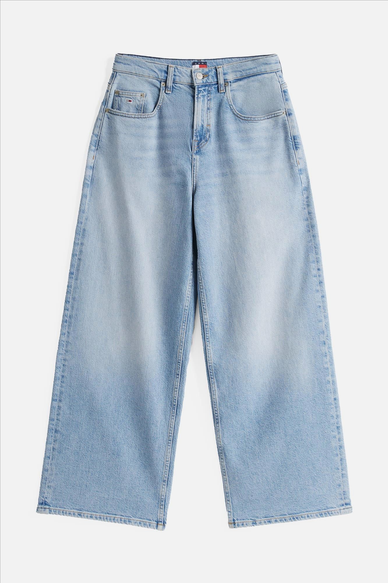 Tommy Jeans - Lichtblauwe Charlie loose wide jeans