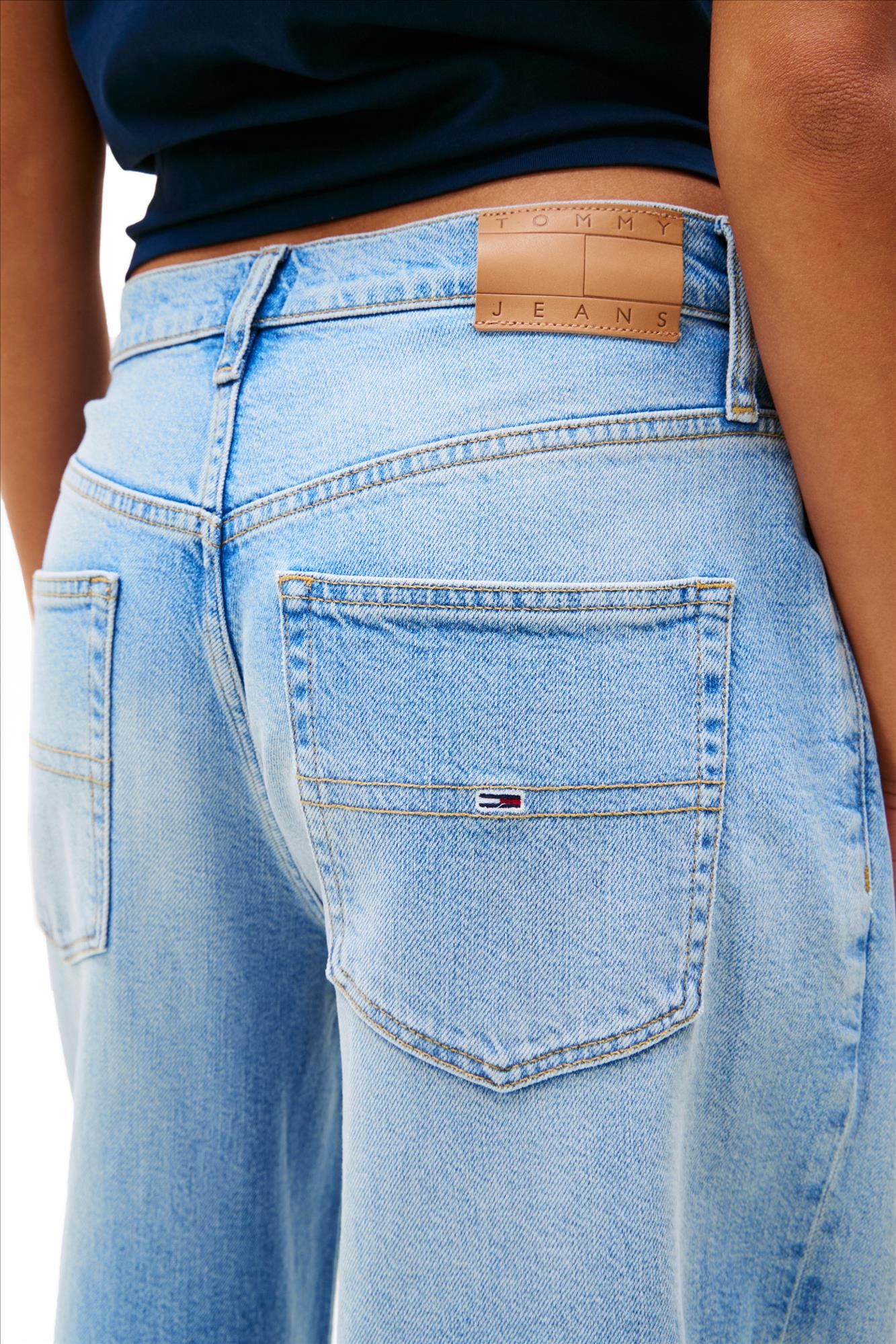 Tommy Jeans - Lichtblauwe Charlie loose wide jeans