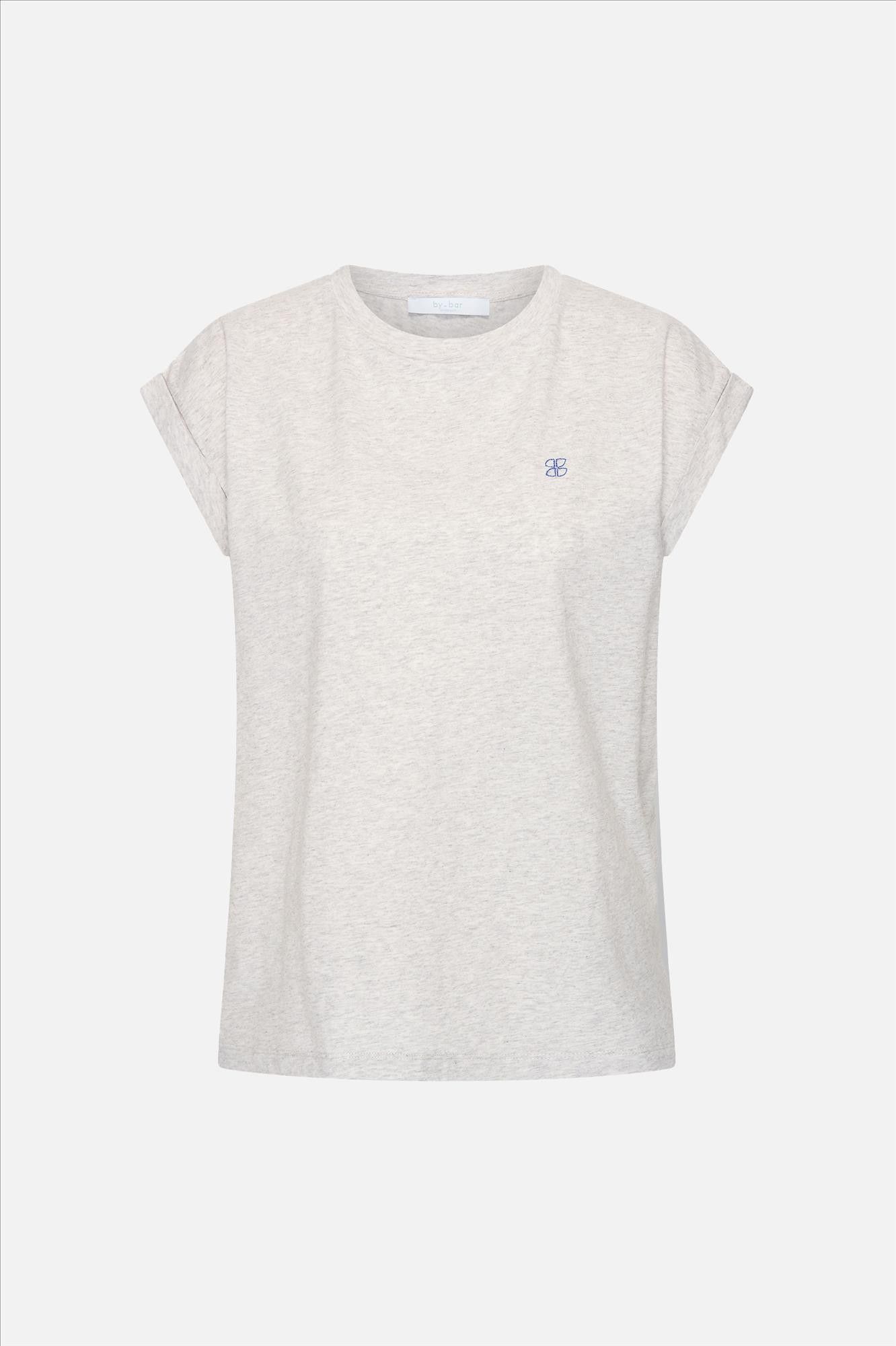BY BAR - Grijze Tobi Clover T-shirt
