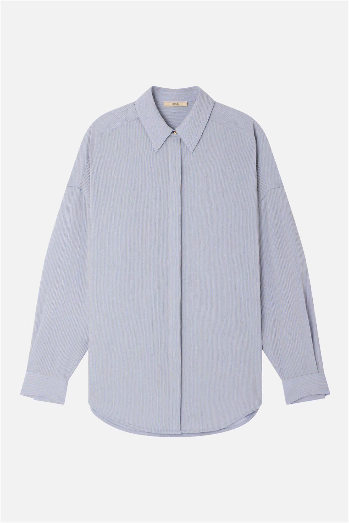 Sessùn - Lichtblauwe Liza blouse